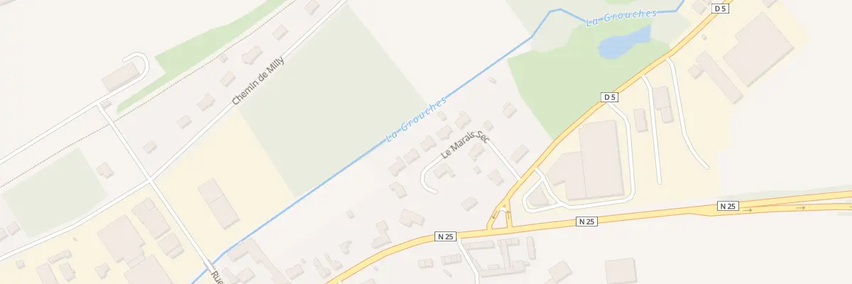 Plan du 5 Res Le Marais Sec à Doullens