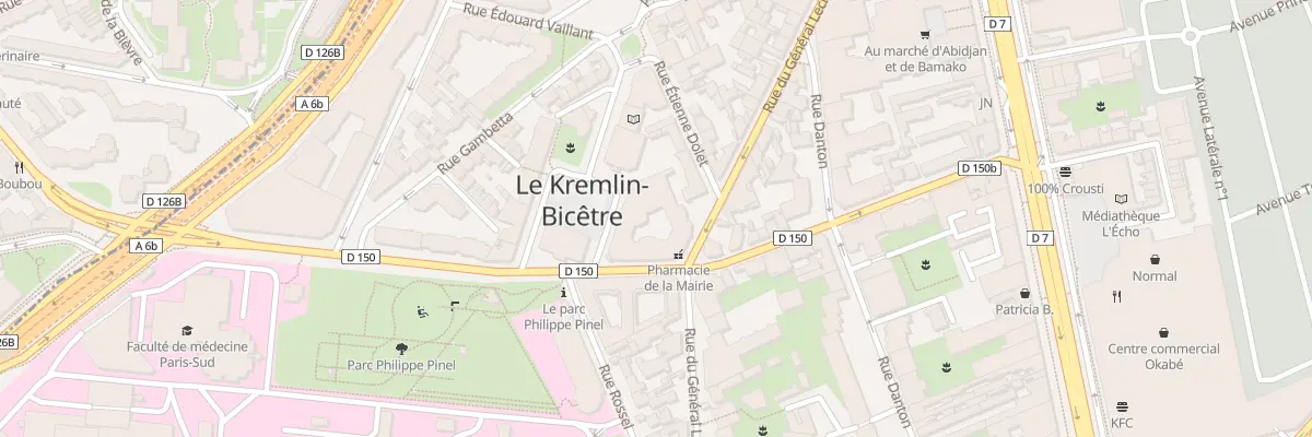 Plan du 52 Rue du Général Leclerc au Kremlin-Bicêtre