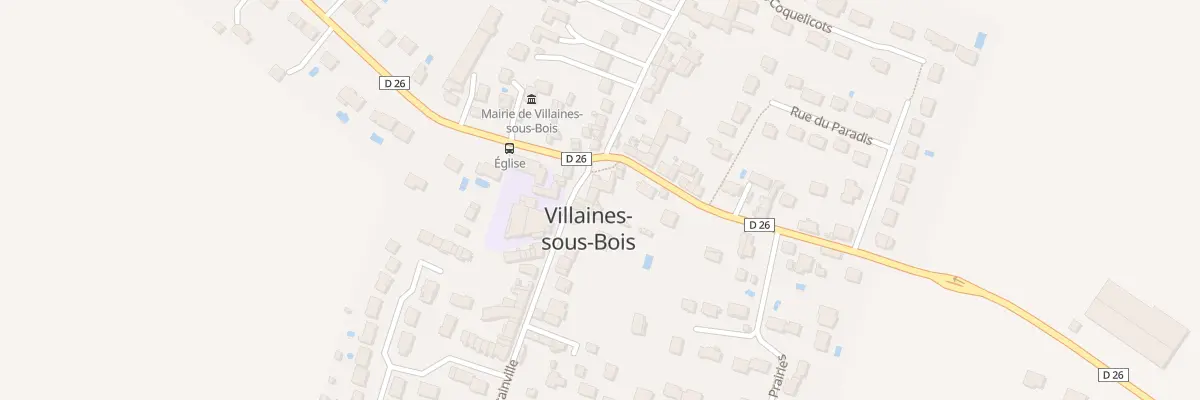 Plan du 1 Rue d’Attainville à Villaines-sous-Bois
