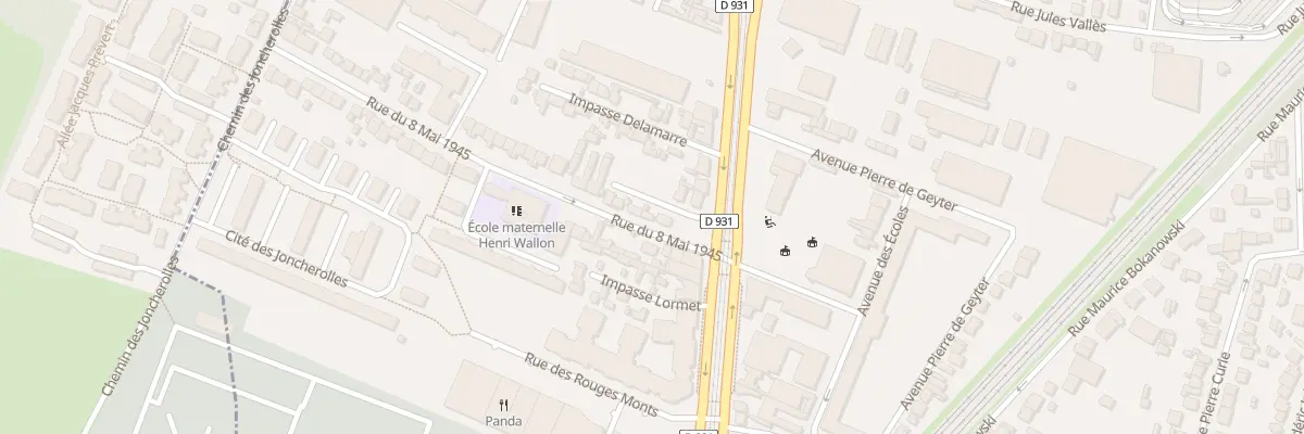 Plan du 6 Rue du Huit Mai 1945 à Saint-Denis