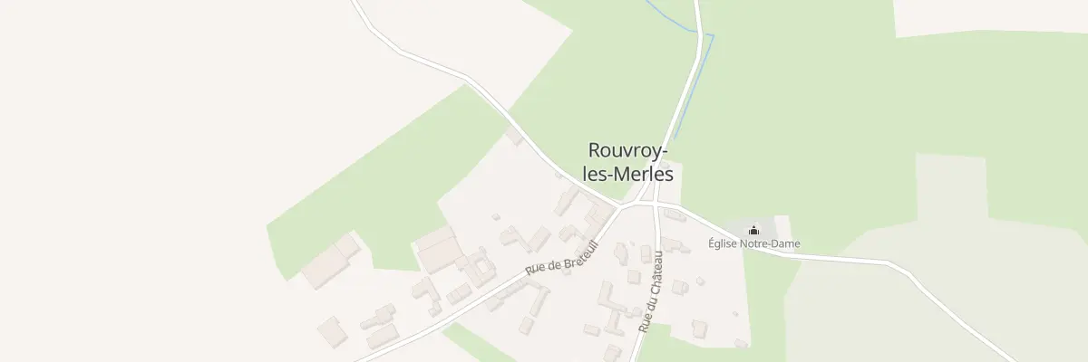 Plan du 2 Rue de Breteuil à Rouvroy-les-Merles