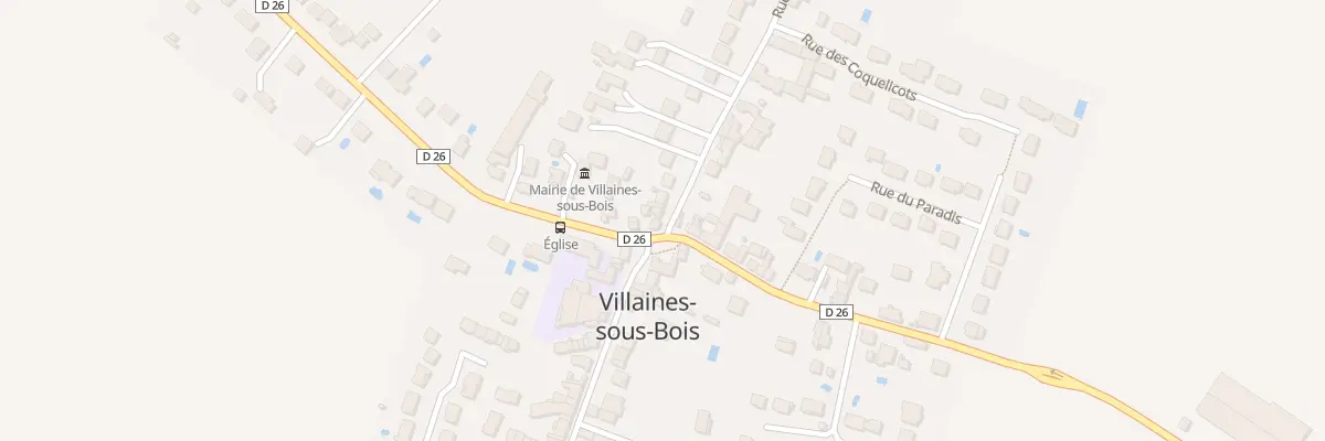 Plan du 1 Rue de Belloy à Villaines-sous-Bois