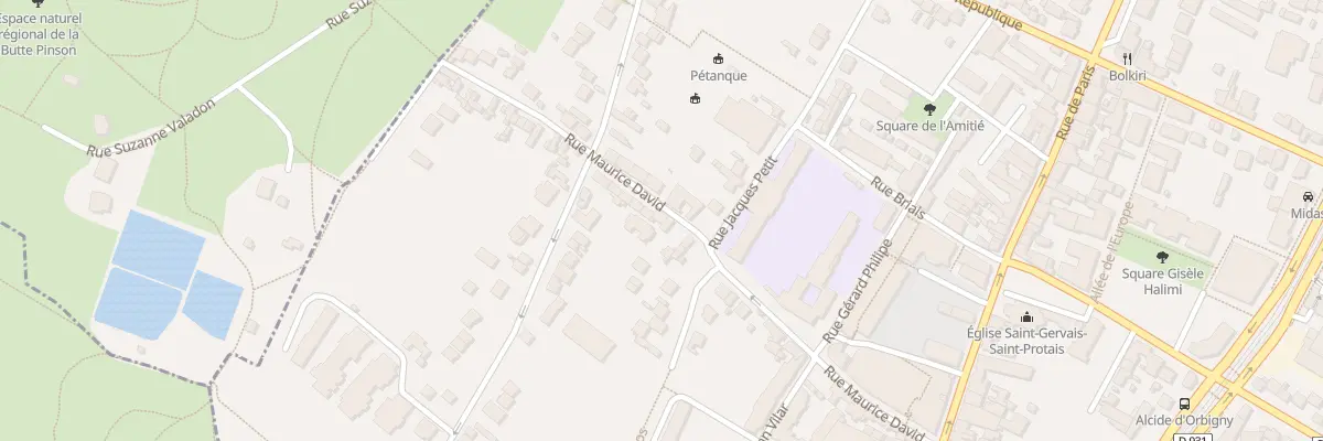 Plan du 39B Rue Maurice David à Saint-Denis