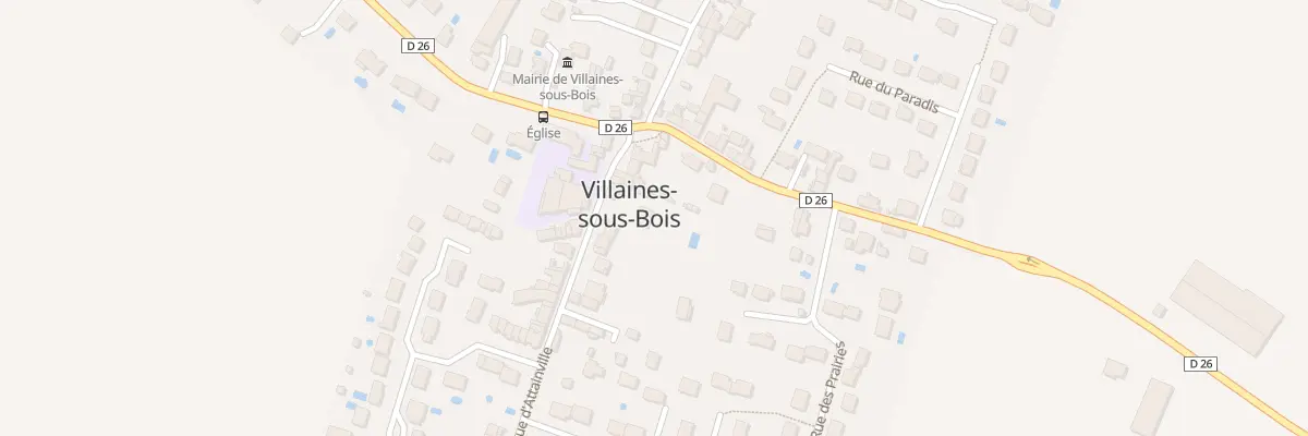 Plan du 9 Rue d’Attainville à Villaines-sous-Bois
