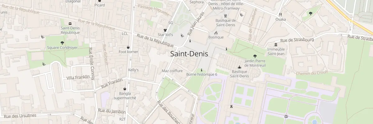Plan du 4 Rue du Four Bécard à Saint-Denis