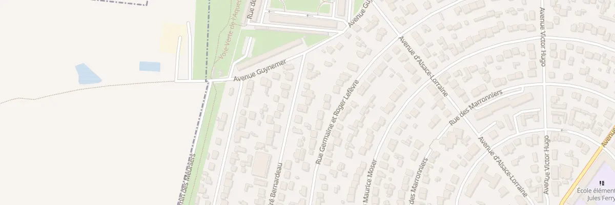 Plan du 110 Rue André Bernardeau à Paray-Vieille-Poste