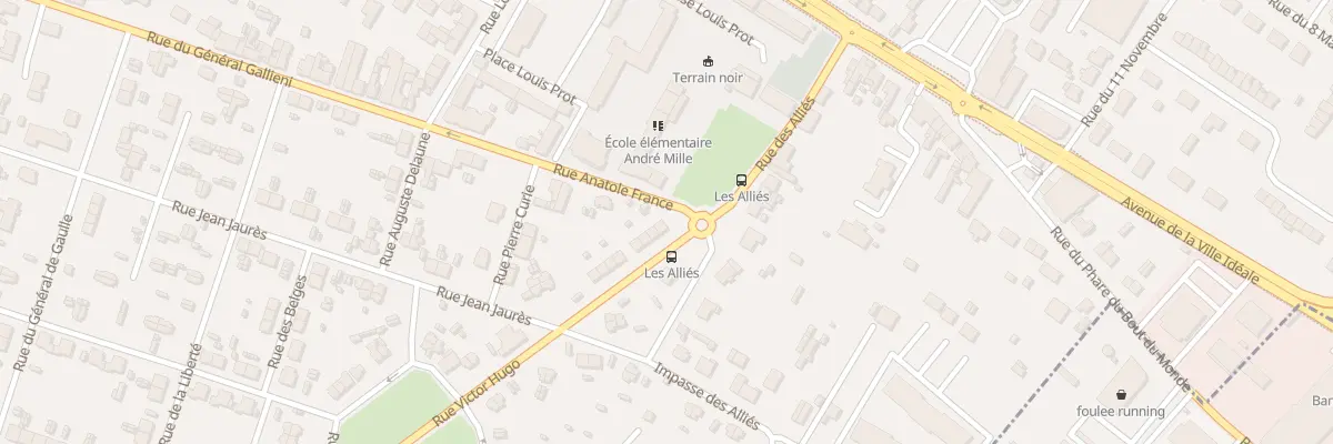 Plan du 89 Rue Victor Hugo à Longueau