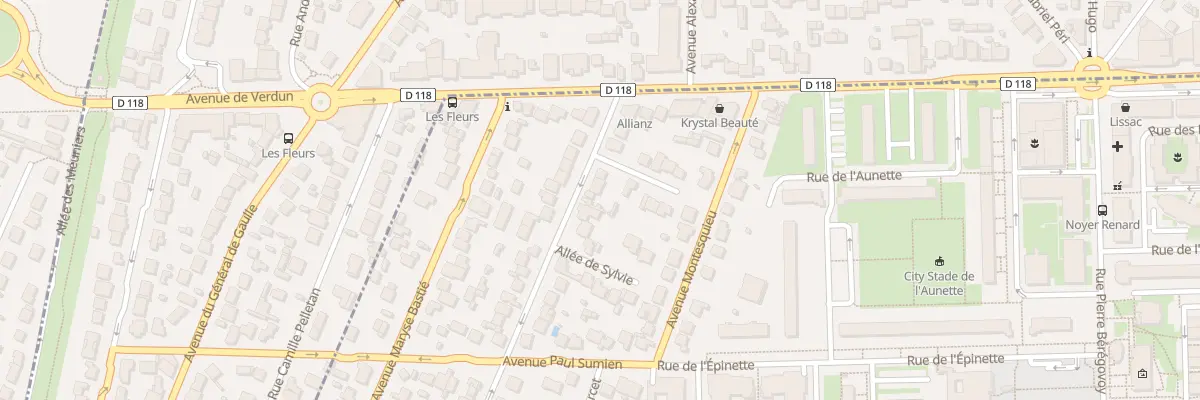 Plan du 7 Av Jean Jacques Rousseau à Athis-Mons