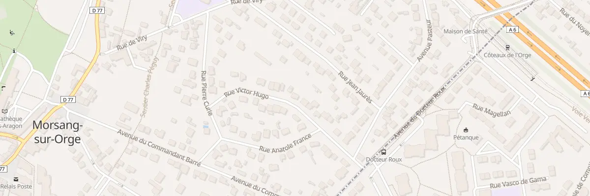 Plan du 11B Rue Victor Hugo à Morsang-sur-Orge