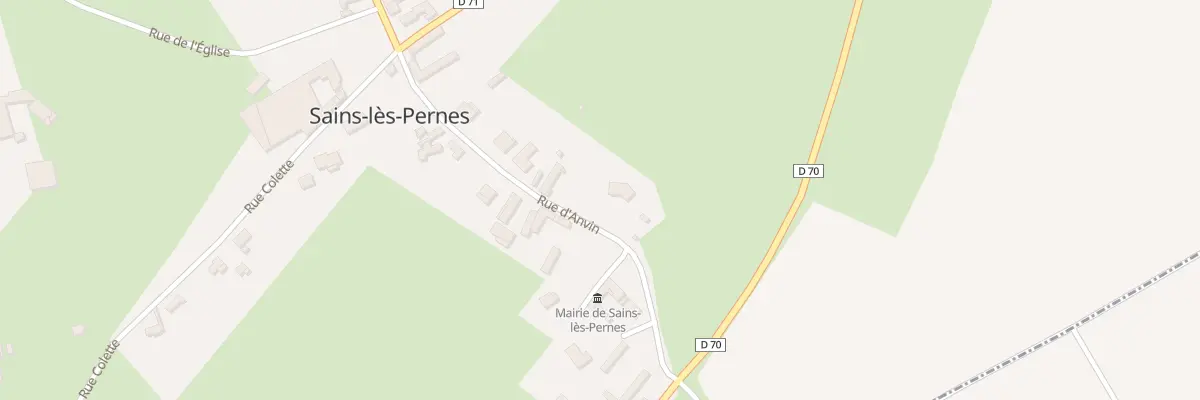 Plan du 9 Rue d’Anvin à Sains-lès-Pernes