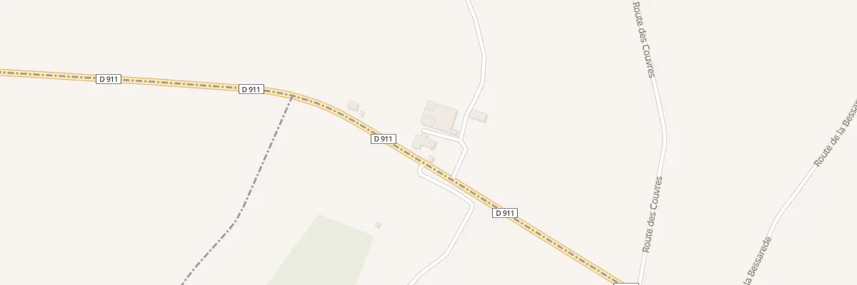 Plan du 1885 Rte de Baraqueville à Colombiès