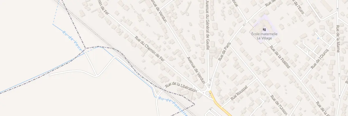Plan du 10 Rue du Chemin de Fer à Ézanville