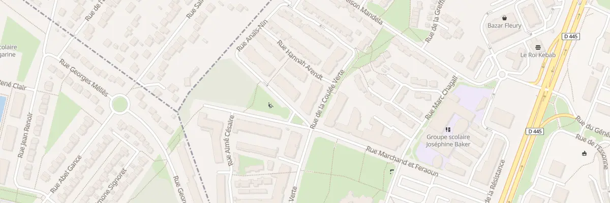 Plan du 66 Rue Anaïs Nin à Fleury-Mérogis