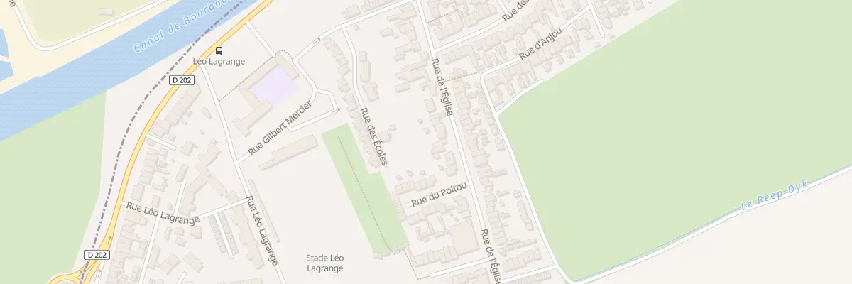 Plan du 55 Rue de l’Eglise à Cappelle-la-Grande