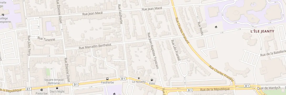 Plan du 3 Rue Marcellin Berthelot St Pol à Dunkerque