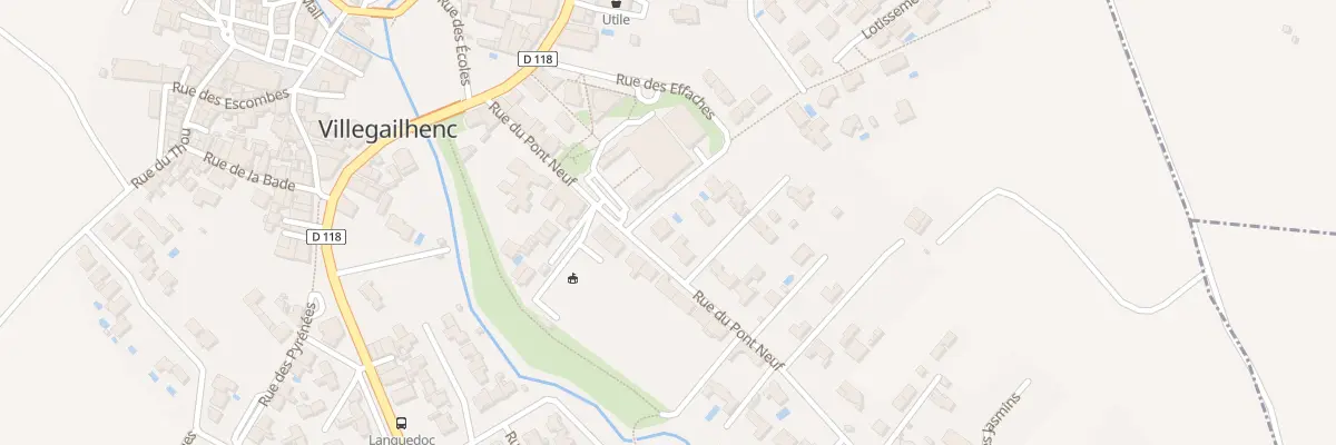 Plan du 13 Rue du Pont-Neuf à Villegailhenc