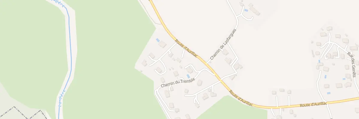 Plan du 22 Rte d’Aurillac à Sansac-de-Marmiesse