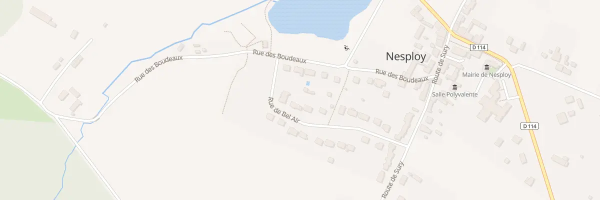 Plan du 16 Rue de Bel Air à Nesploy