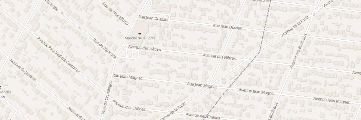 Plan du 12 Av des Hetres à Morsang-sur-Orge