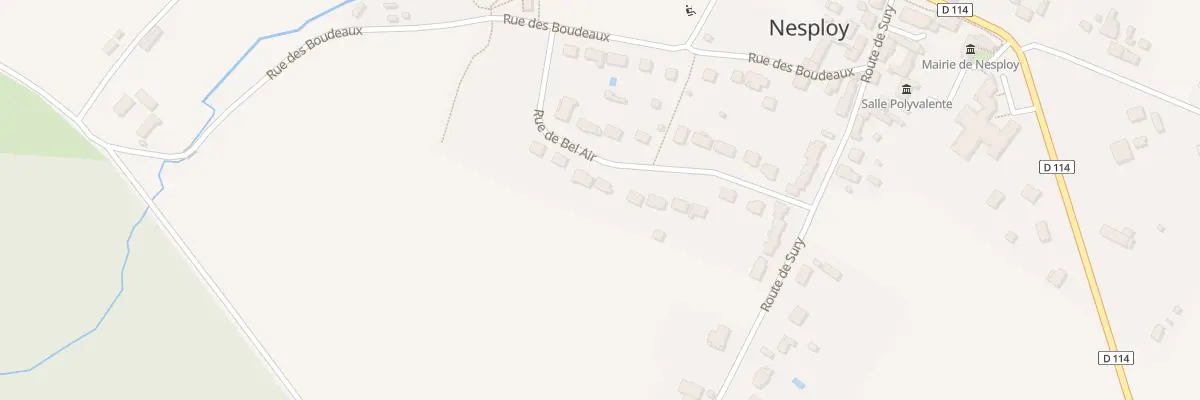 Plan du 13 Rue de Bel Air à Nesploy