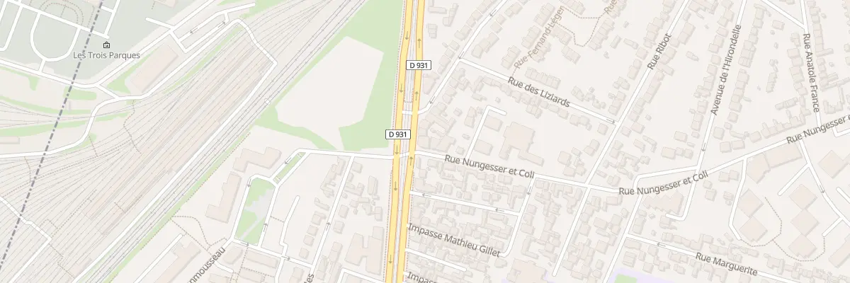 Plan du 1 Rue Nungesser et Coli à Saint-Denis