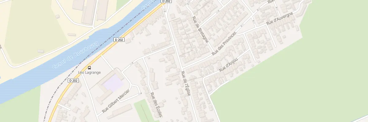 Plan du 1 Rue des Provinces à Cappelle-la-Grande