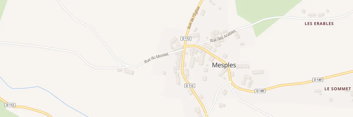 Plan du 19 Rue de l’Église à Mesples