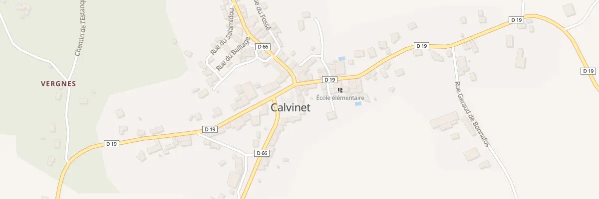 Plan du 5126 Le Bourg - Calvinet à Puycapel
