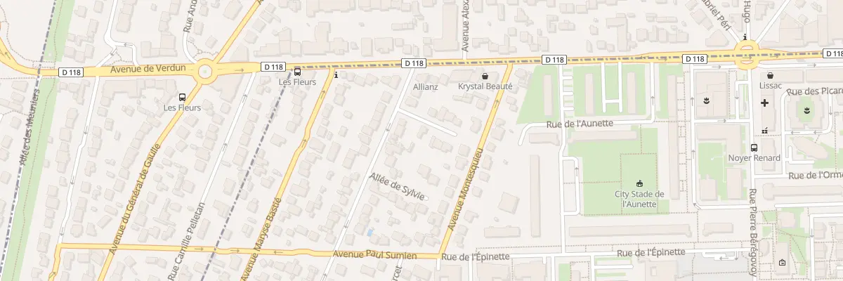 Plan du 1 All des Charmettes à Athis-Mons