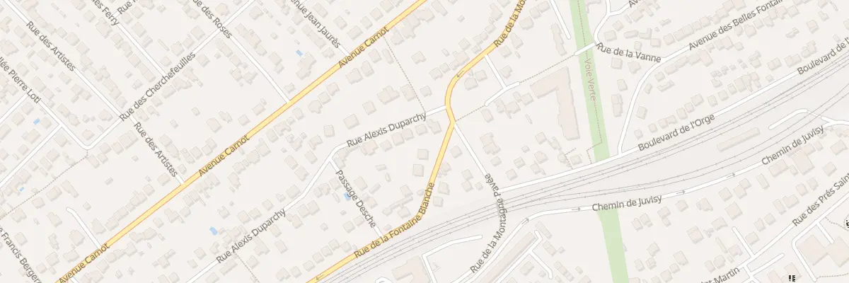 Plan du 54 Rue Alexis Duparchy à Savigny-sur-Orge
