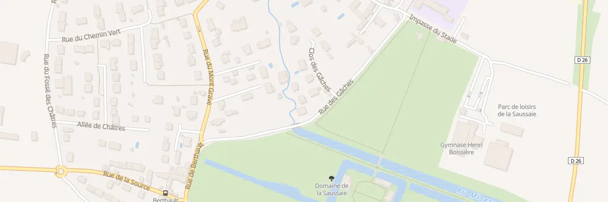 Plan du 10 Rue des Gâches à Vert-le-Grand