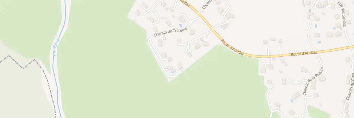 Plan du 7 Che du Tremble à Sansac-de-Marmiesse