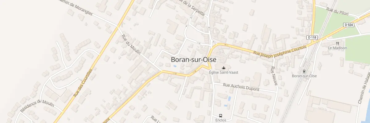 Plan du 4 Rue du Moulin à Boran-sur-Oise