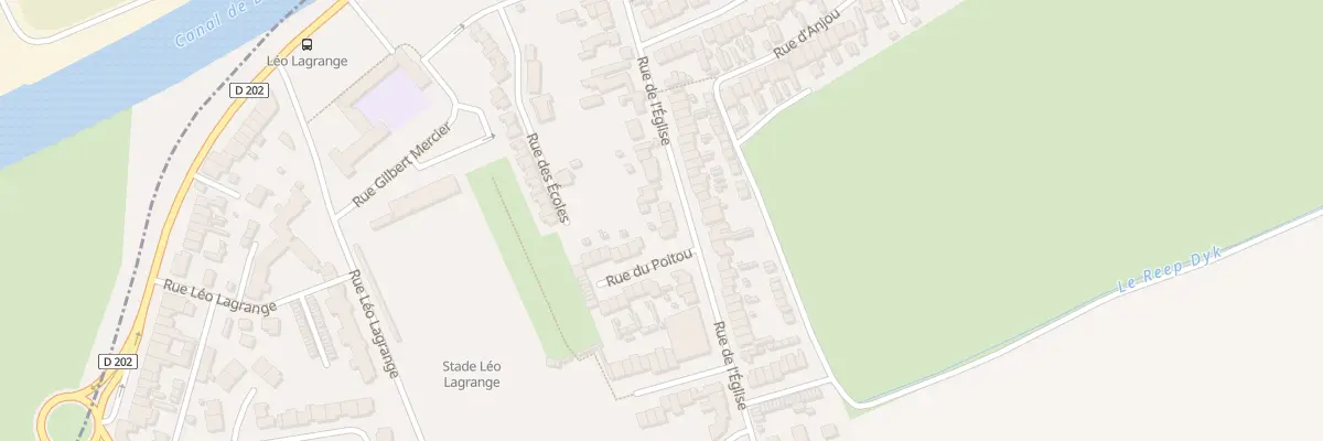 Plan du 65 Rue de l’Eglise à Cappelle-la-Grande