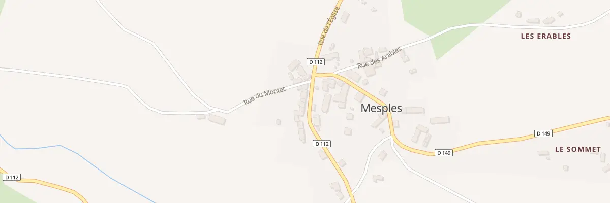 Plan du 5015 Le Bourg à Mesples
