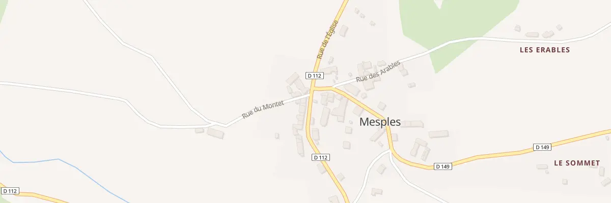 Plan du 23 Rue de l’Église à Mesples