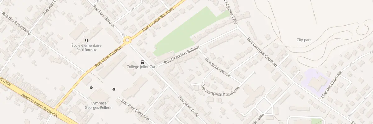 Plan du 4 Rue Gracchus Babeuf à Longueau