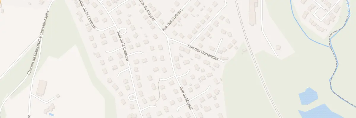Plan du 23 Rue de Maysel à Cires-lès-Mello