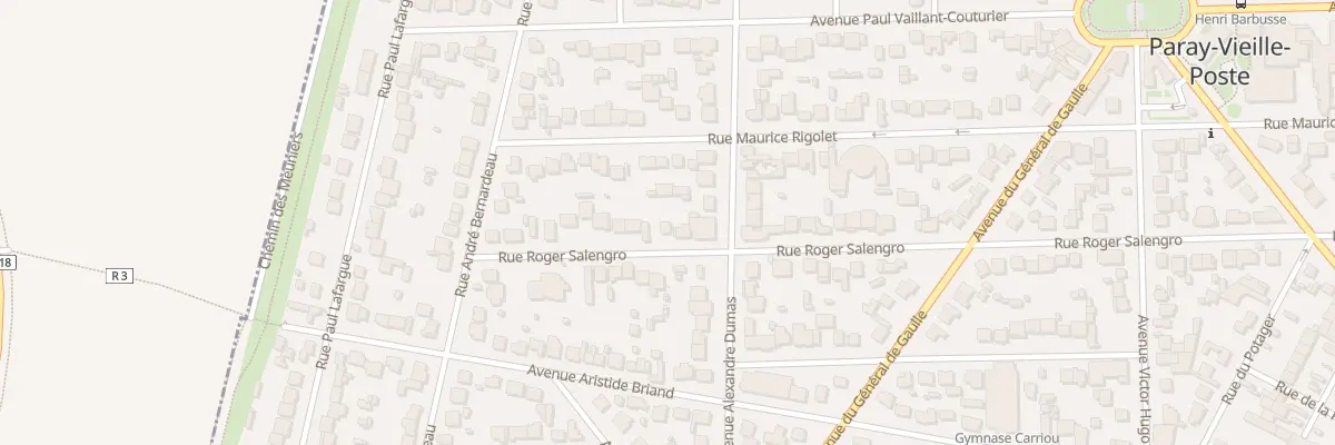Plan du 114 Rue Roger Salengro à Paray-Vieille-Poste