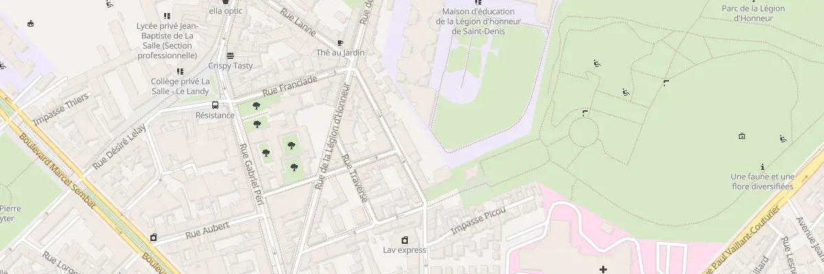 Plan du 17 Rue Pinel à Saint-Denis