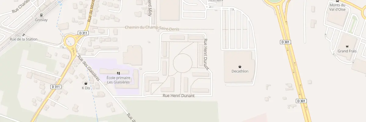 Plan du 14 Rue Henri Dunant à Groslay