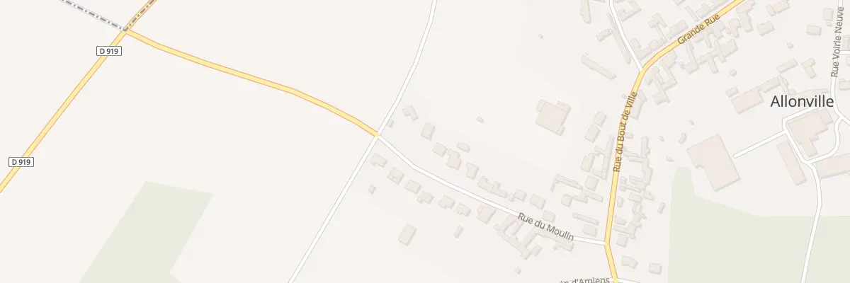 Plan du 18 Rue du Moulin à Allonville