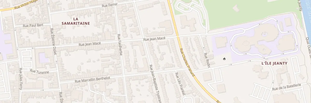 Plan du 68 Rue Jean Baptiste Trystram Sp à Dunkerque