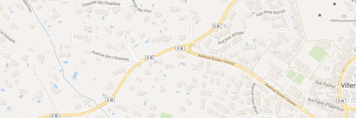 Plan du 5665 Av Emile Clarenc à Villemoustaussou