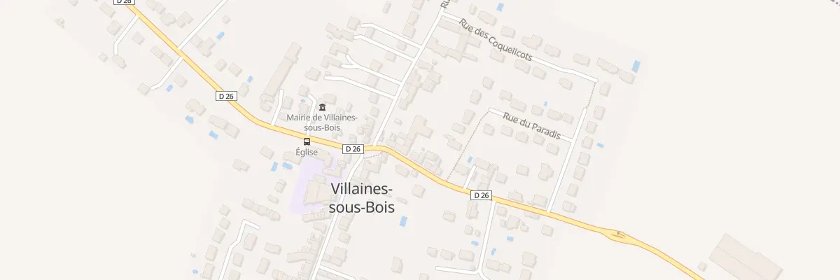 Plan du 5 Rue de Villiers le Sec à Villaines-sous-Bois