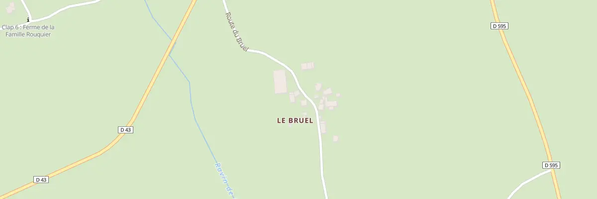Plan du 5143 Le Bruel à Goutrens