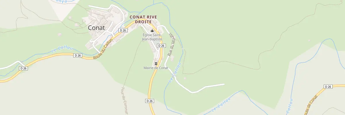 Plan du 5 Rue du Moulin à Conat