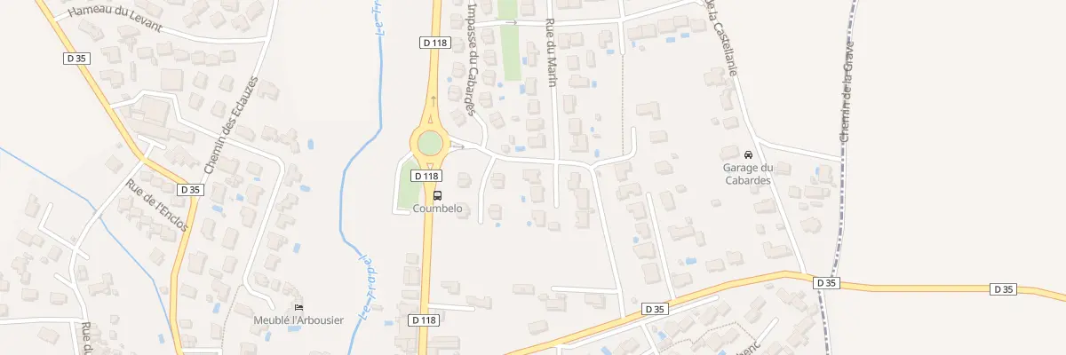 Plan du 2 Imp du Cers à Villegailhenc