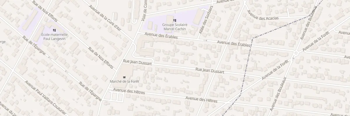 Plan du 11 Rue Jean Dussart à Morsang-sur-Orge
