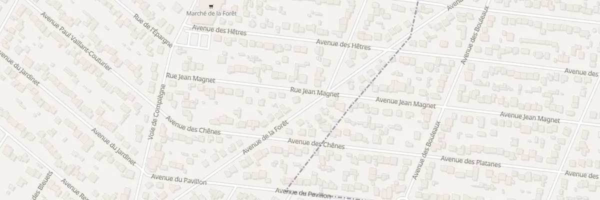Plan du 21 Av de la Foret à Morsang-sur-Orge